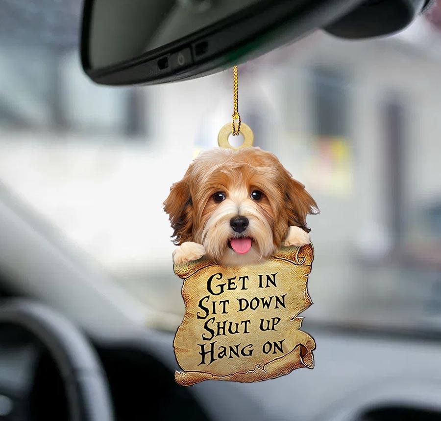 Ornaments- Havanese get in two sided ornament, Dog Ornaments, Car Ornament - Best gifts your whole family