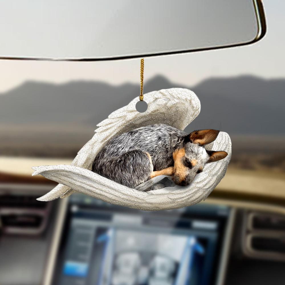 Ornaments- Heeler sleeping angel heeler lovers dog lovers ornament, Dog Ornaments, Car Ornament - Best gifts your whole family