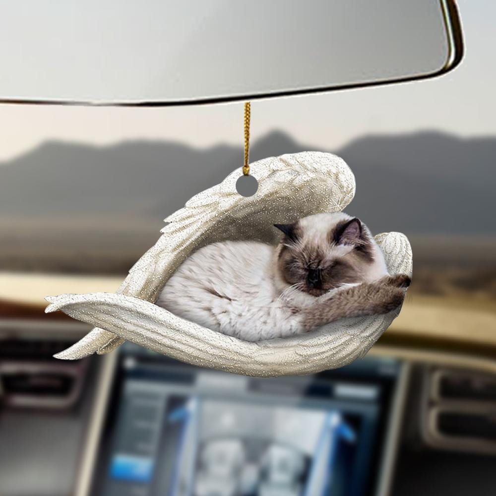 Ornaments- Himalayan sleeping angel Himalayan lovers cat lovers ornament, Dog Ornaments, Car Ornament - Best gifts your whole family