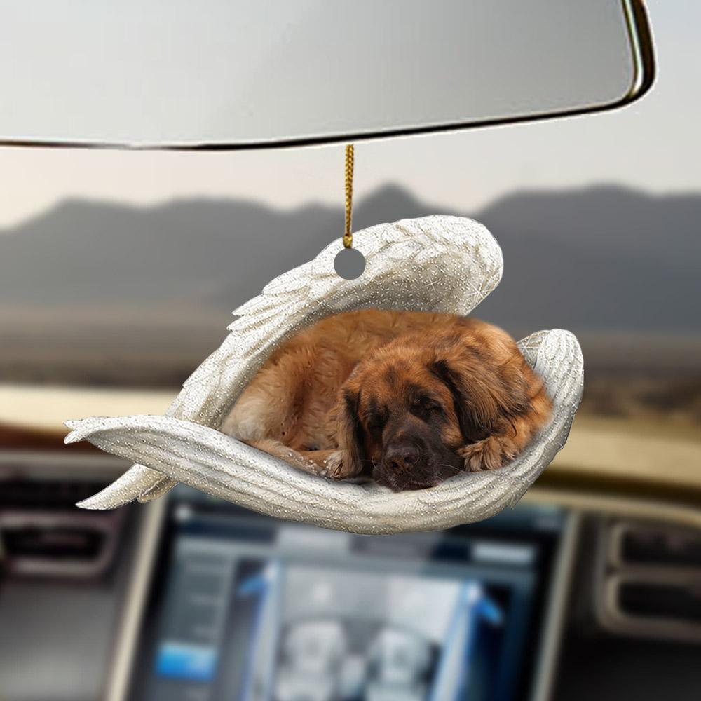 Ornaments- Leonberger sleeping angel Leonberger lovers ornament, Dog Ornaments, Car Ornament - Best gifts your whole family