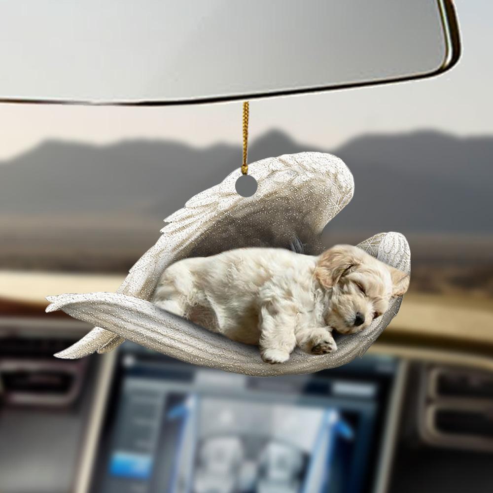 Ornaments- Lhasa Apso sleeping angel Lhasa Apso lovers ornament, Dog Ornaments, Car Ornament - Best gifts your whole family