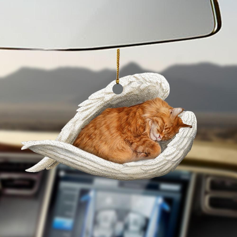 Ornaments- Maine Coon sleeping angel Maine Coon lovers ornament, Dog Ornaments, Car Ornament - Best gifts your whole family