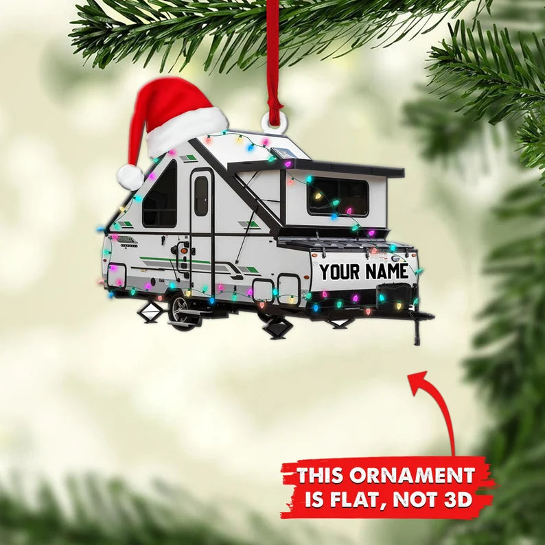 Ornaments Personalized Travel Trailers, Camper Van Ornament, Camping Lover Gift - Best gifts your whole family