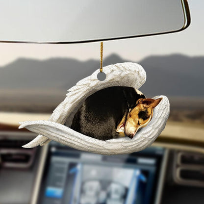 Ornaments- Rat Terrier sleeping angel Rat Terrier lovers dog moms ornament, Dog Ornaments, Car Ornament - Best gifts your whole family