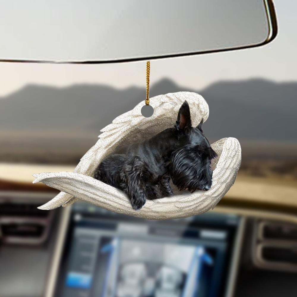 Ornaments- Scottish terrier sleeping angel scottish terrier lovers dog lovers ornament - Best gifts your whole family