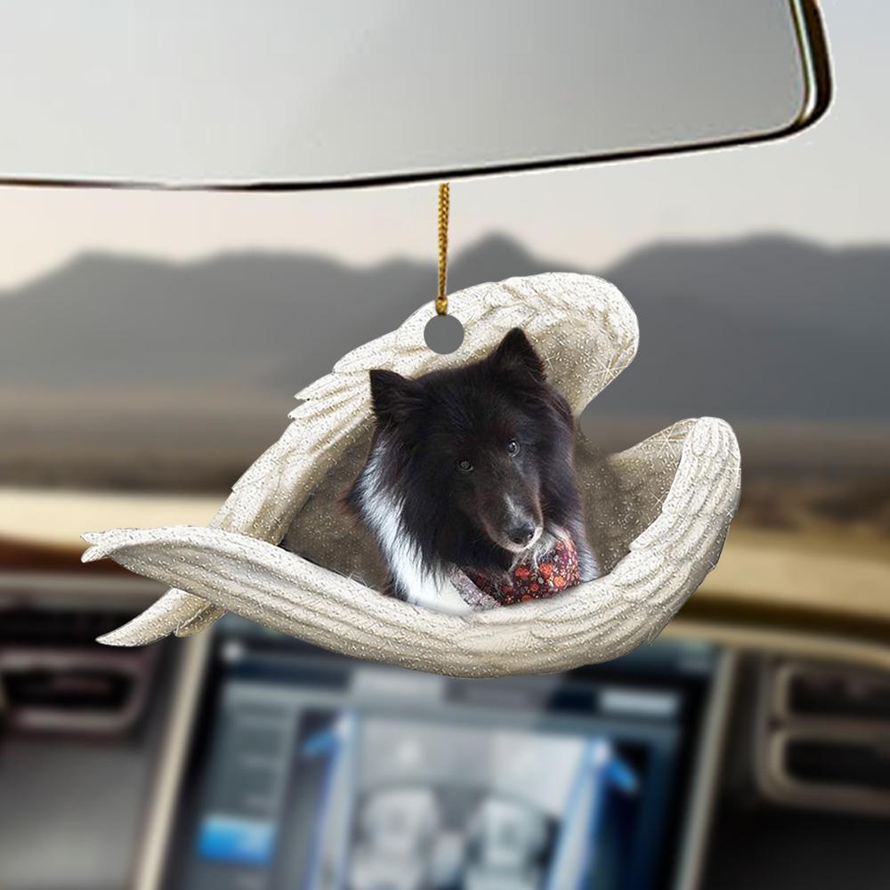 Ornaments- Sheltie sleeping angel for Sheltie lover dog mom ornament, Dog Ornaments, Car Ornament - Best gifts your whole family