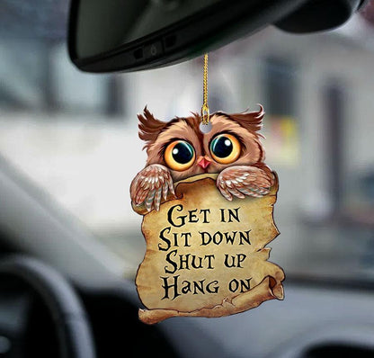 Owl get in owl lover two sided ornamentm - Best gifts your whole family