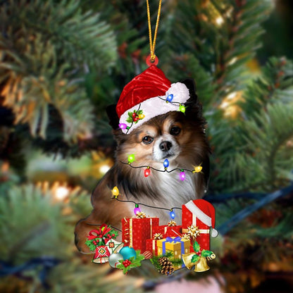 Papillon 2-Dog Be Christmas Tree Hanging Ornament - Best gifts your whole family