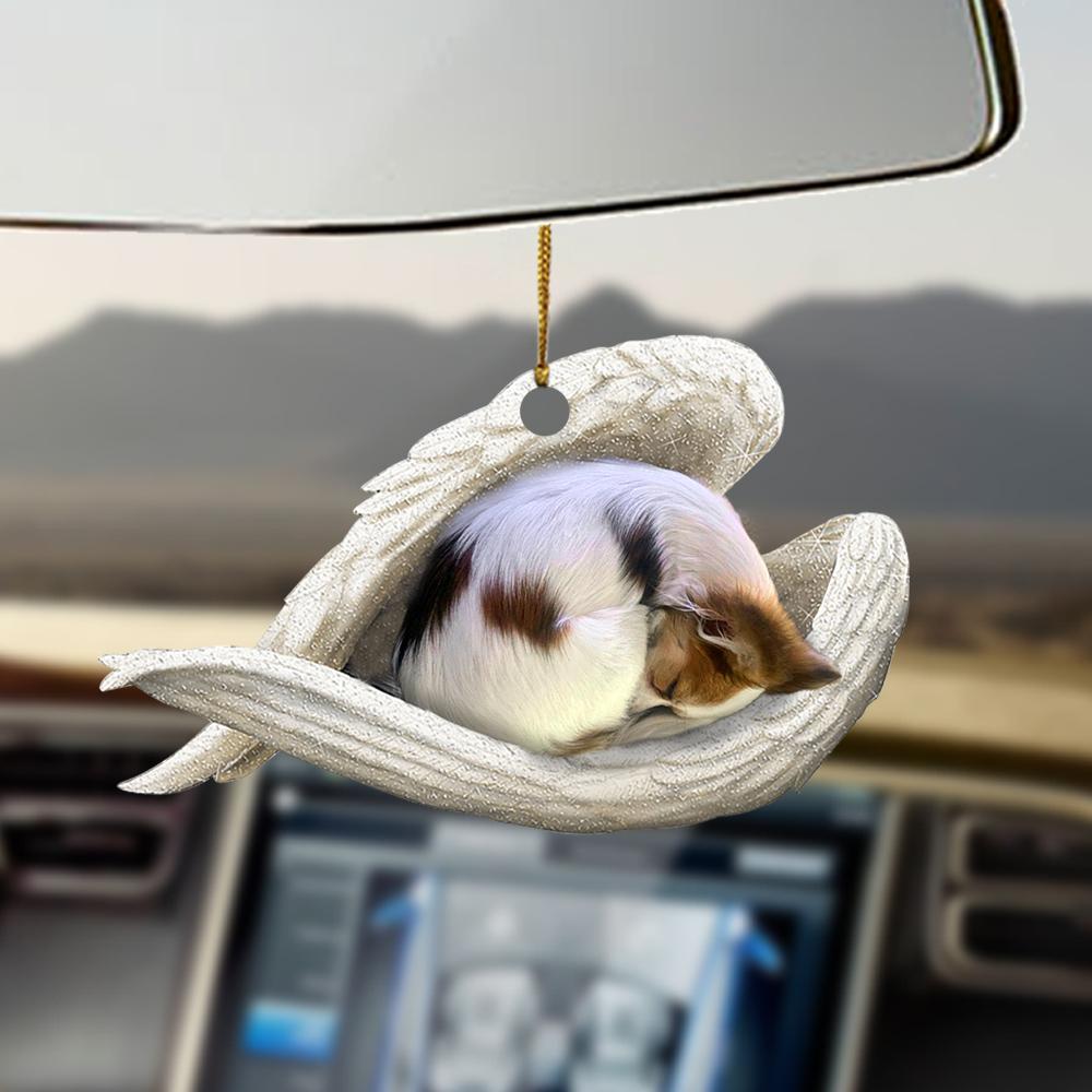 Papillon Sleeping Angel Papillon Lovers Dog Moms Ornament - Best gifts your whole family