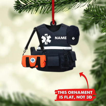 Paramedic Uniform Personalized Ornaments, Christmas Ornament Paramedic Worker Gift - Best gifts your whole family