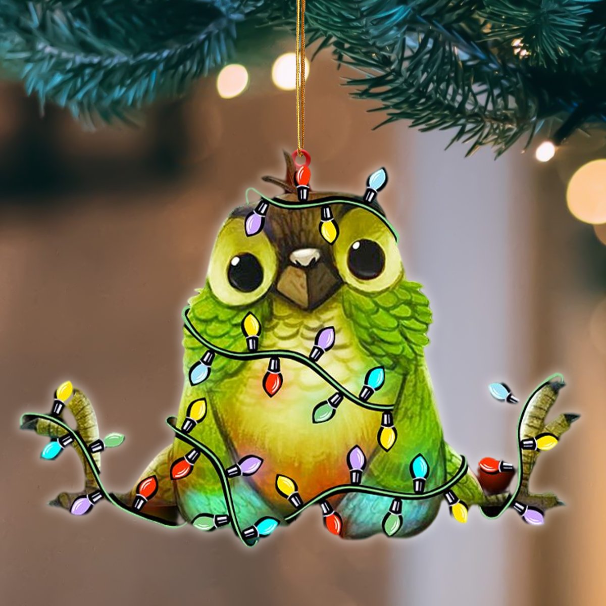 Parrot Christmas Light Hanging Ornament, Animal Christmas Ornaments - Best gifts your whole family