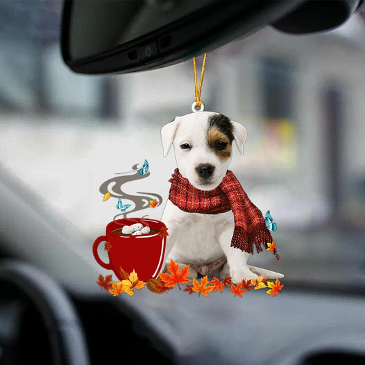 Parson Russell Terrier-Fall Chocolate-Two Sided Ornament - Best gifts your whole family
