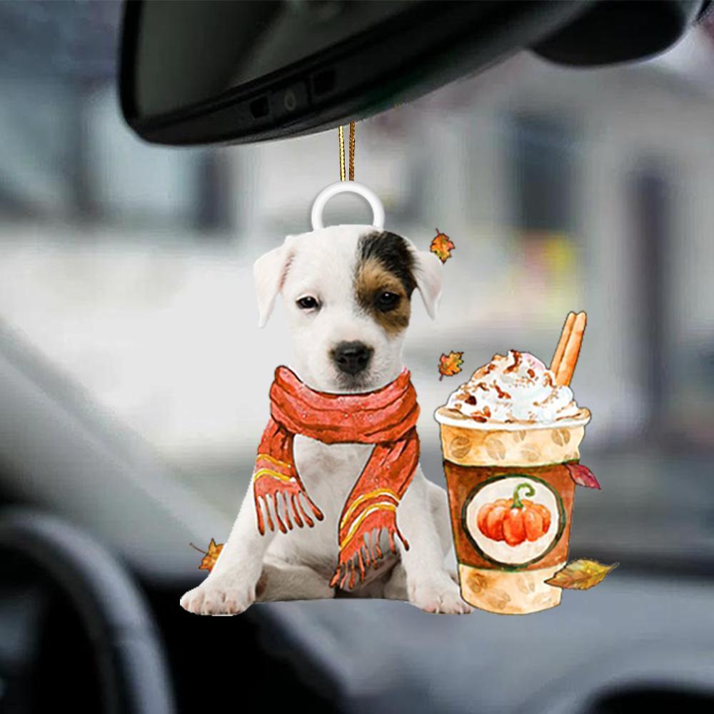 Parson Russell Terrier-Pumpkin Spice Kinda-Two Sided Ornament - Best gifts your whole family