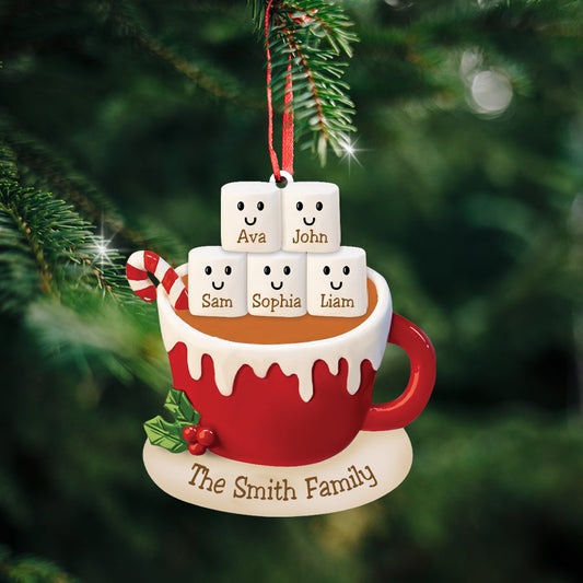Personalized Christmas Family Ornament Christmas Tree Decoration - Best gifts your whole family