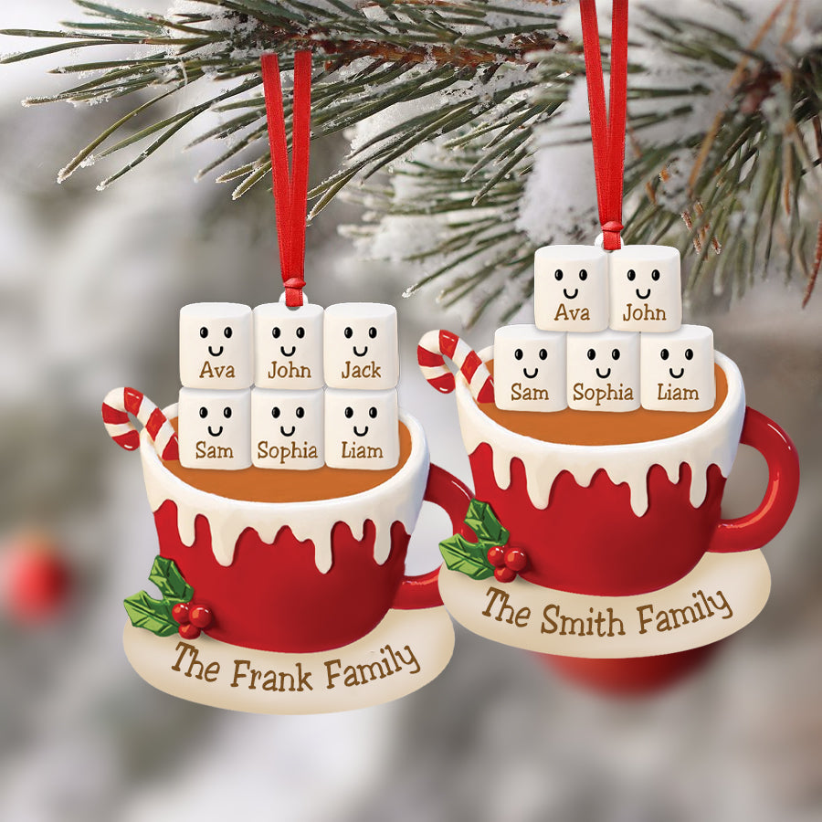 Personalized Christmas Family Ornament Christmas Tree Decoration - Best gifts your whole family