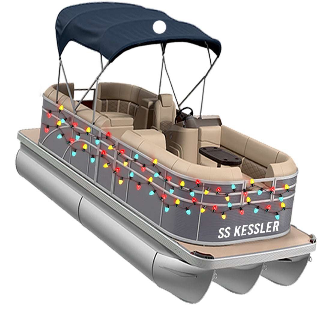 Personalized Christmas Pontoon Ornament, Pontoon Boat Custom Ornament, Pontoon Lover Gift For Him, Pontoon Accessories, Christmas Gift - Best gifts your whole family