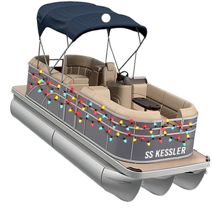 Personalized Christmas Pontoon Ornament, Pontoon Boat Custom Ornament, Pontoon Lover Gift For Him, Pontoon Accessories, Christmas Gift - Best gifts your whole family