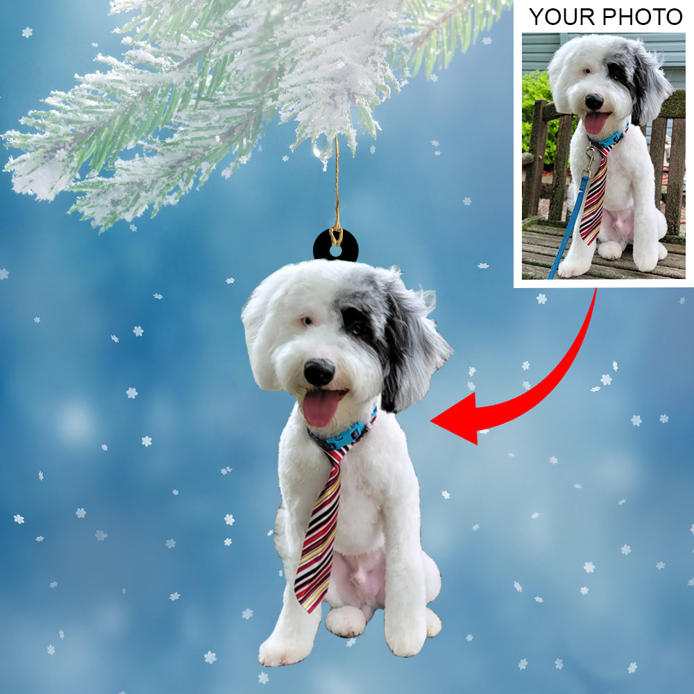 Personalized Gift For Pet Lovers Custom Image Ornament - Best gifts your whole family