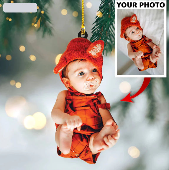 Personalized Gift For Pet Lovers Custom Image Ornament - Best gifts your whole family