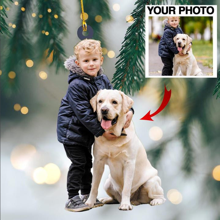 Personalized Gift For Pet Lovers Custom Image Ornament - Best gifts your whole family