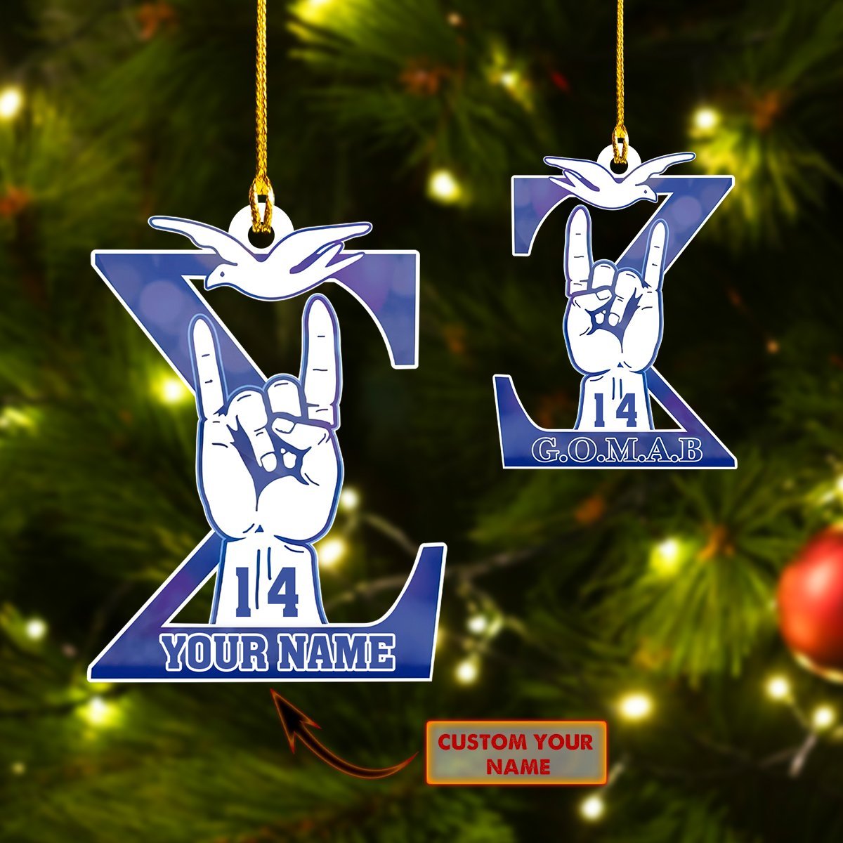 Phi Beta Sigma Car Ornament - Best gifts your whole family