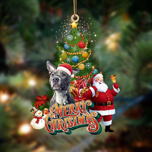 Pitbull Dog-Christmas Tree&Dog Hanging Ornament - Best gifts your whole family