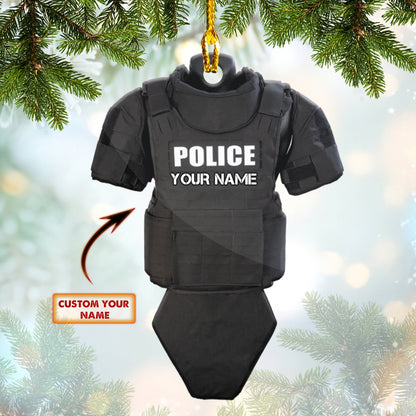 Police- TT99-Police-Custom Shaped Ornament Car Ornament - Best gifts your whole family