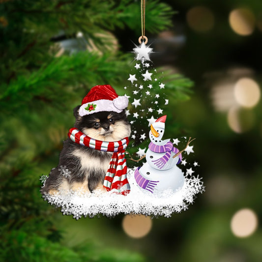 Pomeranian 1-Star Tree Hanging Ornament - Best gifts your whole family