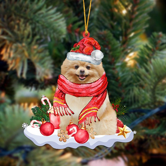 Pomeranian 2-Better Christmas Hanging Ornament - Best gifts your whole family