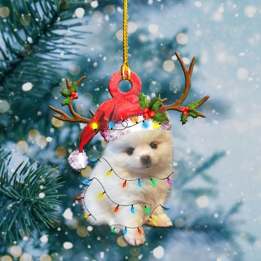 Pomeranian Christmas Shape Ornament - Best gifts your whole family
