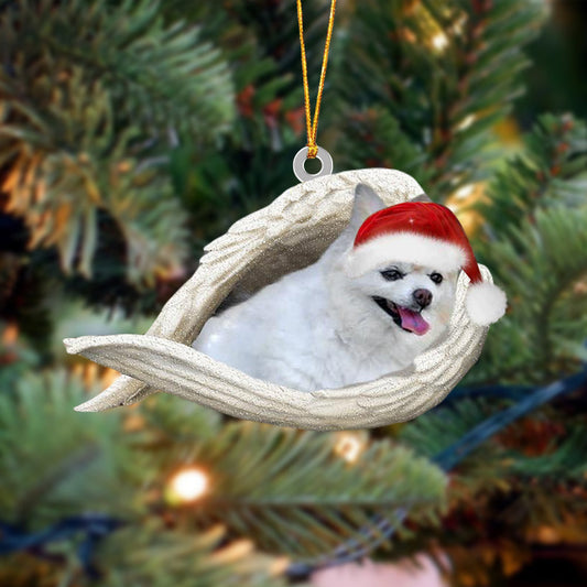 Pomeranian Sleeping Angel Christmas Ornament Dog Christmas Hanging Ornament - Best gifts your whole family