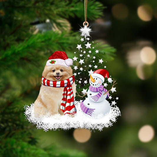 Pomeranian-Star Tree Hanging Ornament - Best gifts your whole family