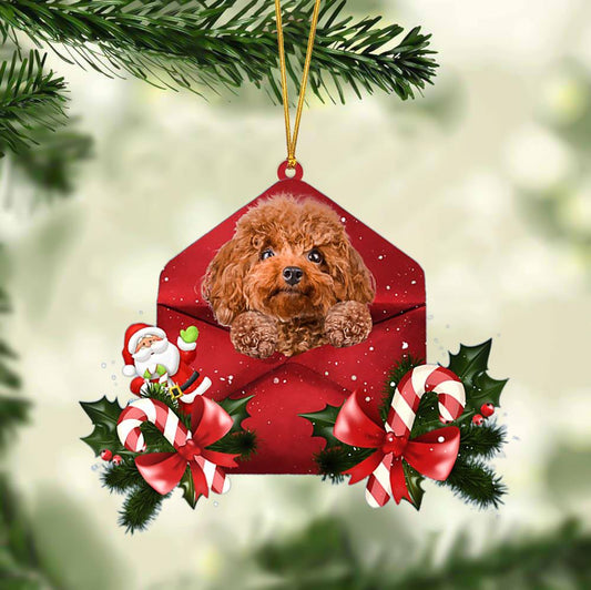 Poodle Christmas Letter Ornament Dog Christmas Decoration - Best gifts your whole family