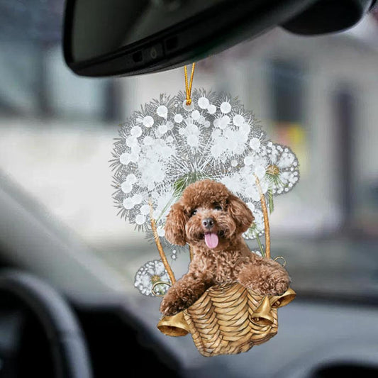 Poodle-Dandelion-Two Sided Ornament - Best gifts your whole family