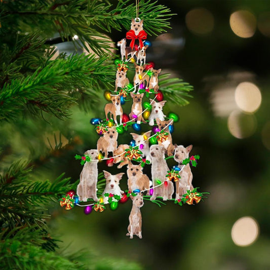 Portuguese Podengo-Christmas Tree Lights-Two Sided Ornament - Best gifts your whole family