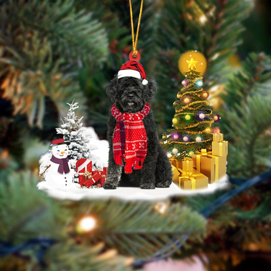 Portuguese Water Dog Christmas Ornament Christmas Tree Hanging Acrylic Ornament Gift - Best gifts your whole family