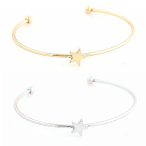 Moon Star Heart Crystal Charm Bracelet Set (4 pcs/set)