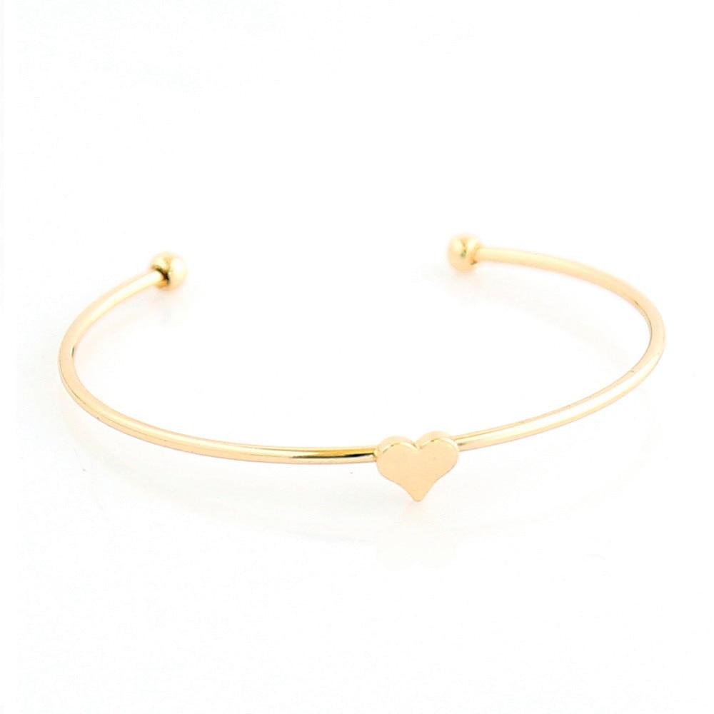 Moon Star Heart Crystal Charm Bracelet Set (4 pcs/set)