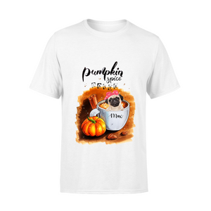 Pumpkin Spice Latte Personalized Halloween Dog Standard T-shirt
