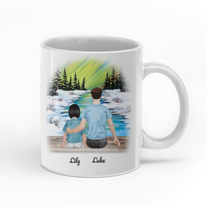 To My Daughter I Will Be Always Be By Your Side personalised gift customized mug coffee mugs gifts custom christmas mugs