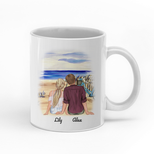 To my husband I love you forever & always personalised gift customized mug coffee mugs gifts custom christmas mugs, couple love gift