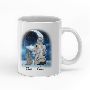 I love you to the moon and back personalised gift customized mug coffee mugs gifts custom christmas mugs