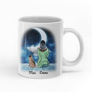 Life Is Better With A Dog personalized coffee mugs gifts custom christmas mugs