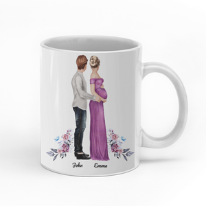 Leveled up to daddy personalised gift customized mug coffee mugs gifts custom christmas mugs, congratulatory gift