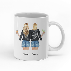 Your Best Friend Makes Them With You personalized coffee mugs gifts custom christmas mugs