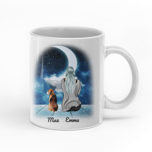 Sorry I Can't I Have Plans With My Dog personalized coffee mugs gifts custom christmas mugs