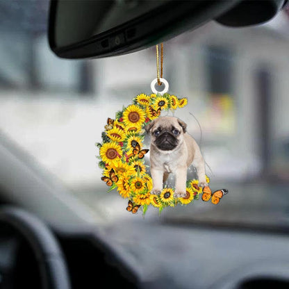 Pug-Be Kind-Two Sided Ornament - Best gifts your whole family