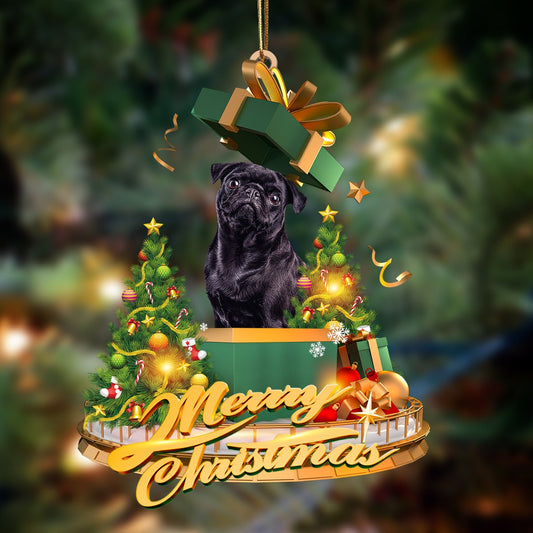 Pug bla-Christmas Gifts&dogs Hanging Ornament - Best gifts your whole family