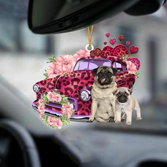 Pug-Make My Life-Two Sided Ornament - Best gifts your whole family