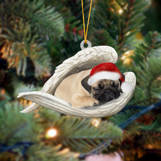 Pug Sleeping Angel Christmas Ornament Dog Christmas Hanging Ornament - Best gifts your whole family